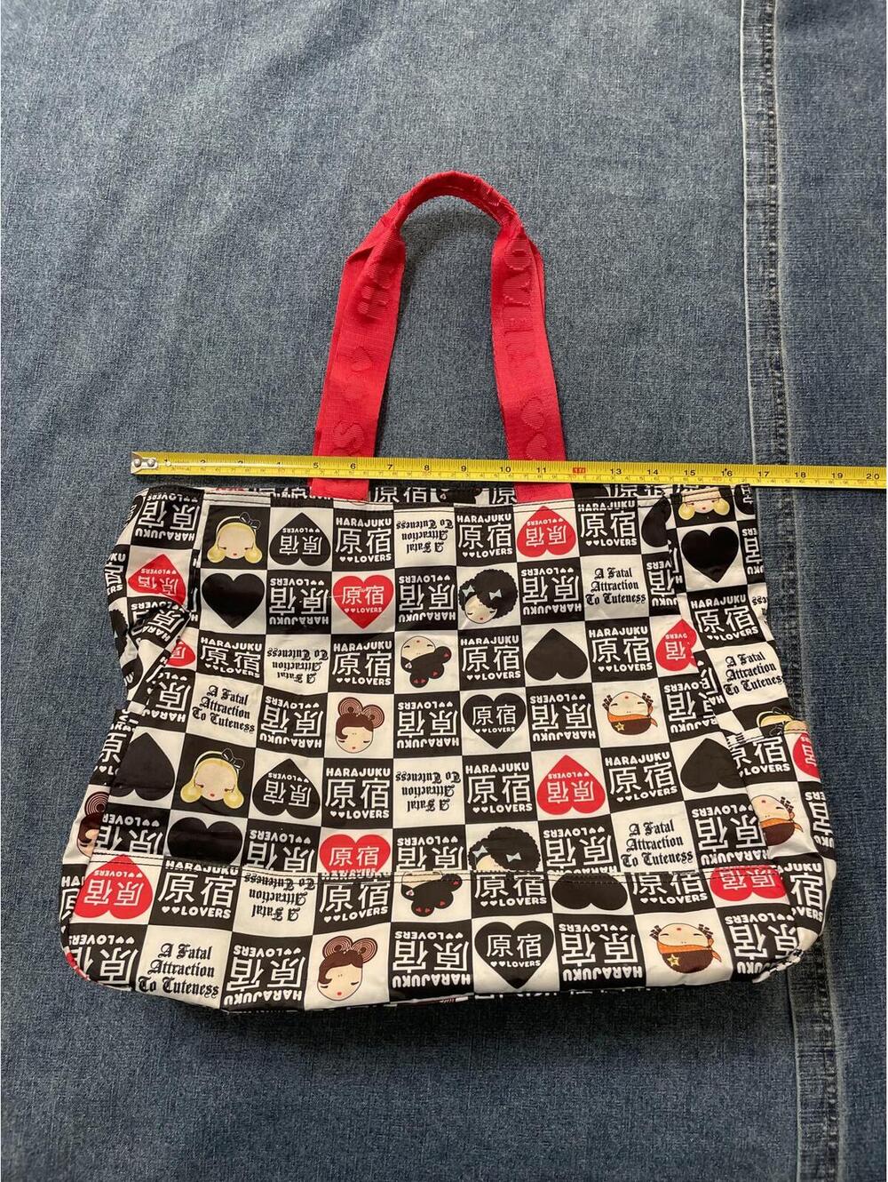 Harajuku Lovers A Fatal Attraction to Cuteness Tote NWOT Japanese Streetwear - Picture 5 of 8